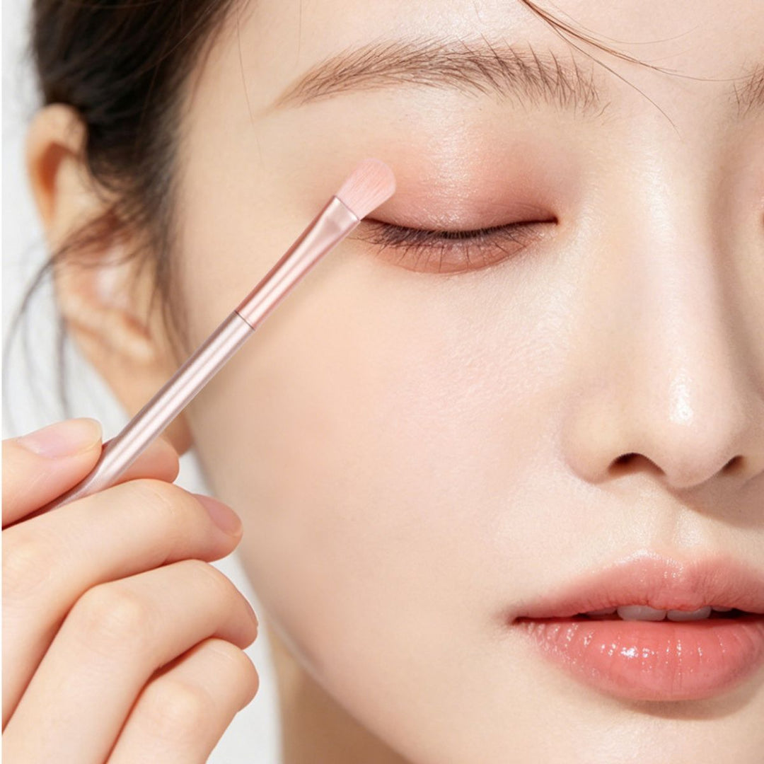 UNIQ Technique PRO Rose Lens - 5-delige Oogschaduw Kwasten Set met Koker