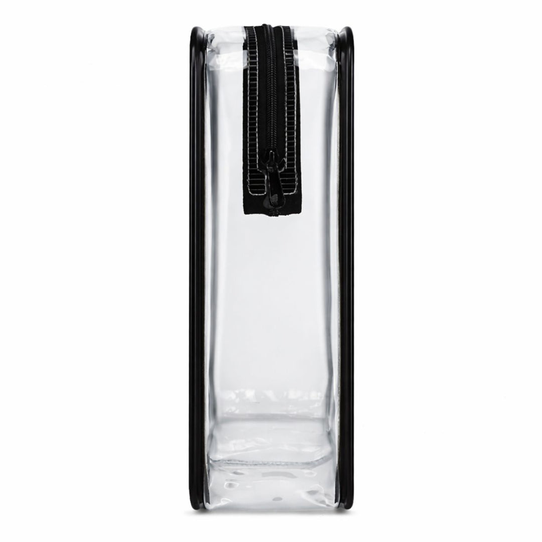 UNIQ Multivarious Transparante Cosmetictasjes - Set van 4 - Zwart