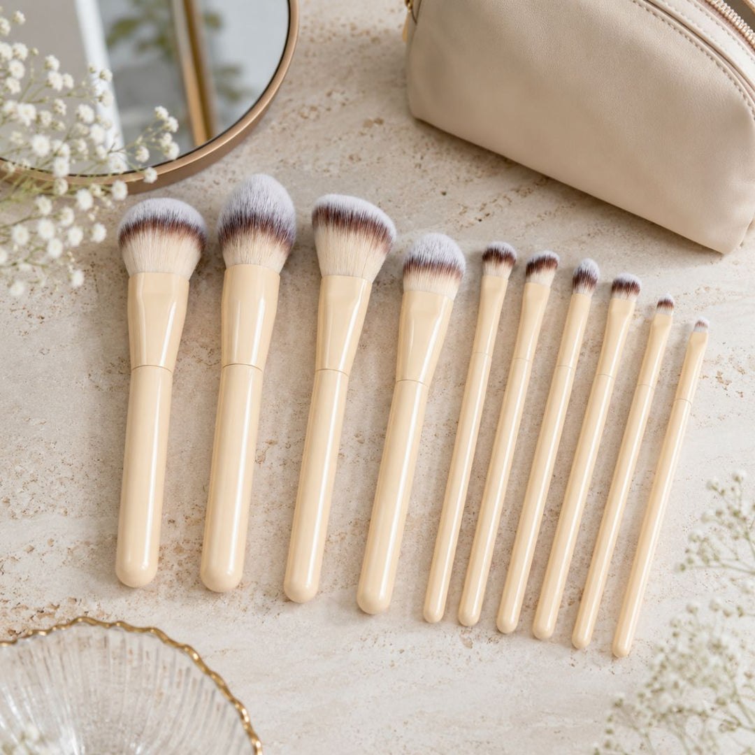 Technique PRO Buttercream Make-up Kwasten Set - 10 Stuks