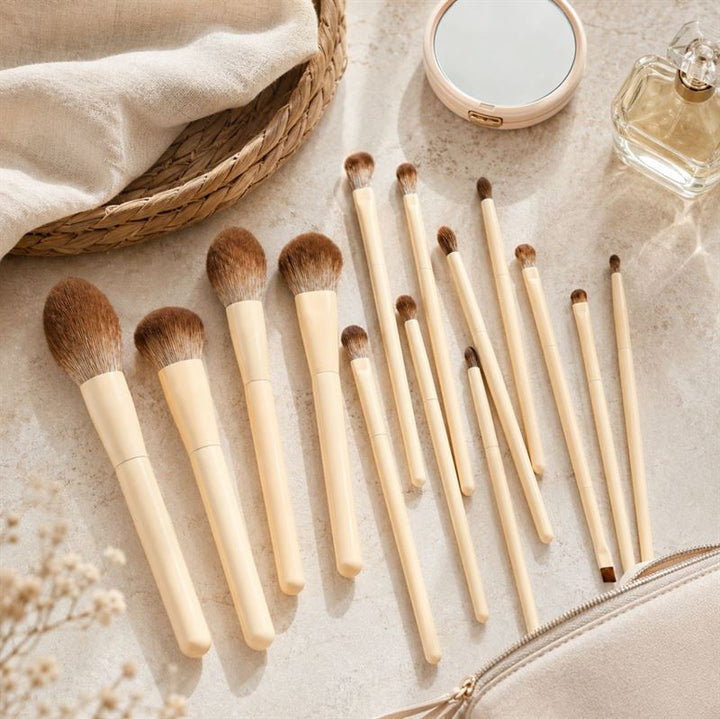 Technique PRO Vanilla Make-up Kwasten Set - 14-delig