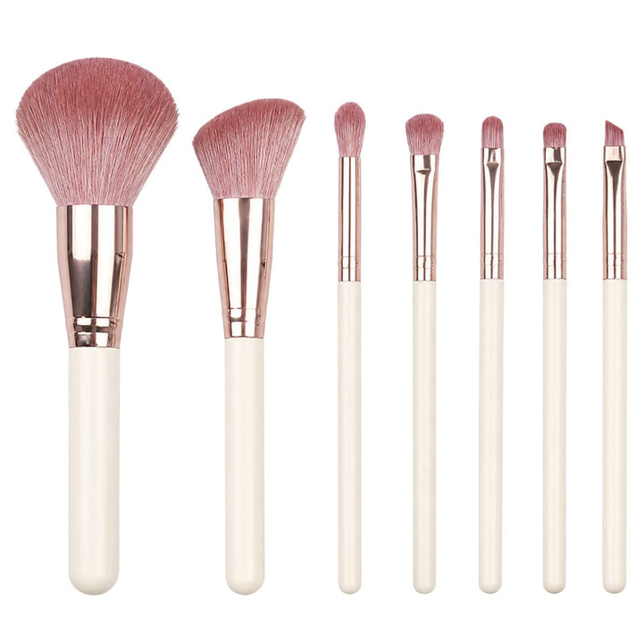 Technique PRO Dusty Magenta Make-up Kwasten Set - 7 stuks