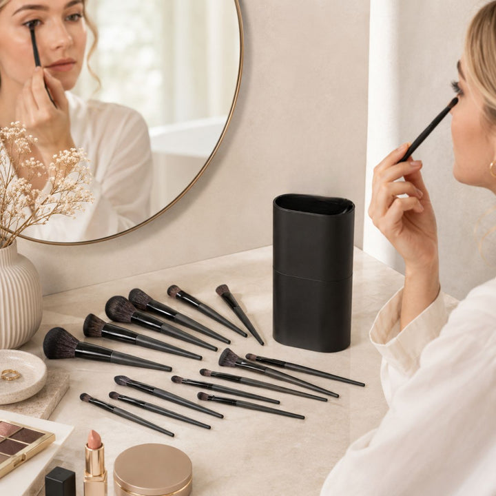 Technique PRO Raven Make-up Kwasten Set - 18-delig