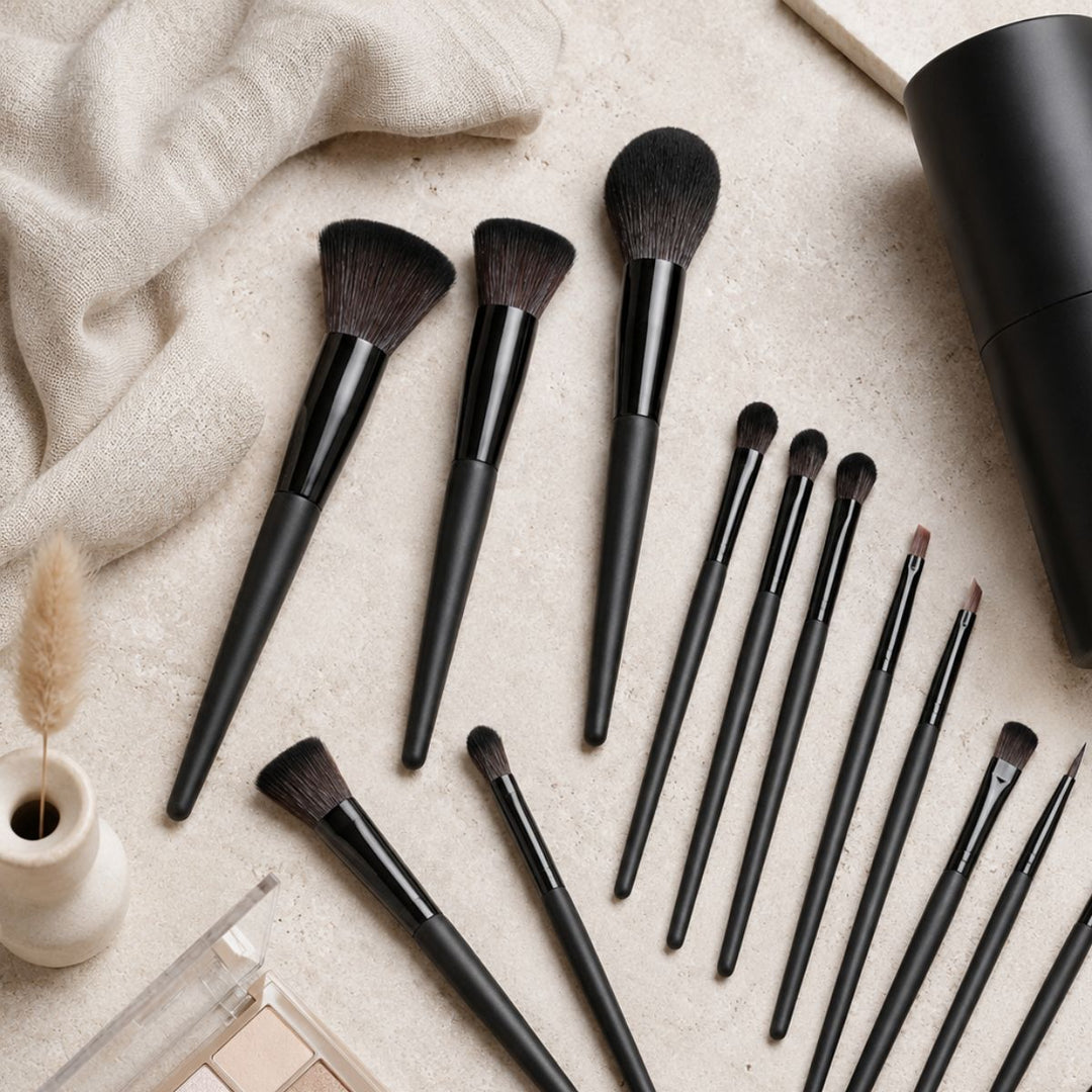 Technique PRO Raven Make-up Kwasten Set - 18-delig