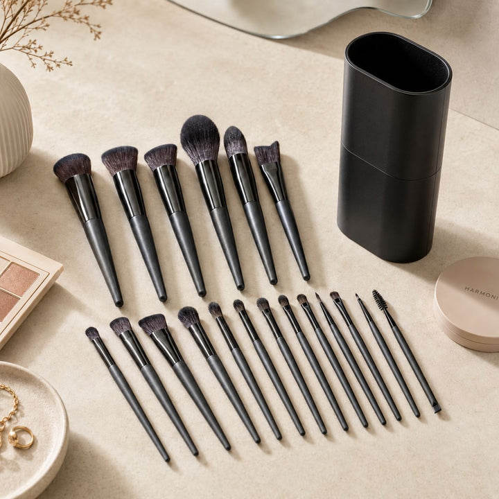 Technique PRO Raven Make-up Kwasten Set - 18-delig
