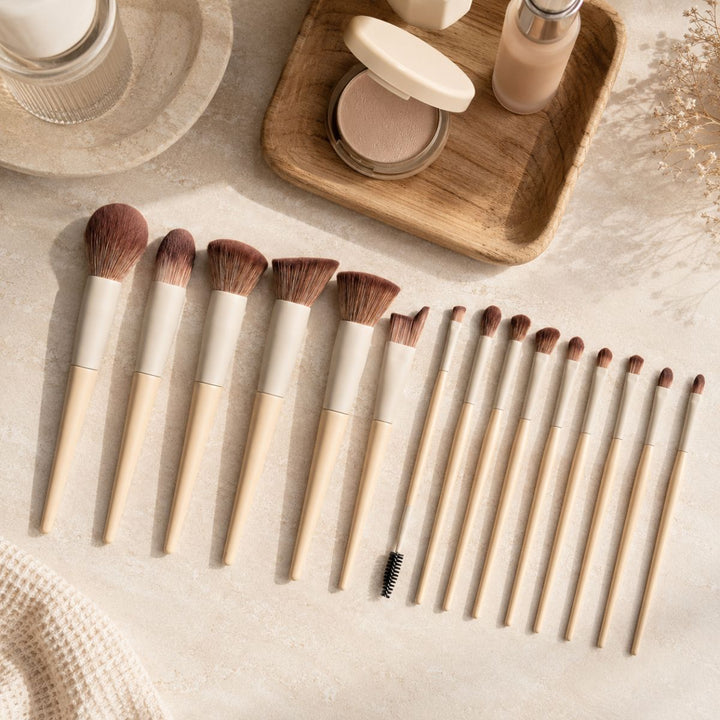 Technique PRO Dover Make-up Kwasten Set - 18-delig met Houder
