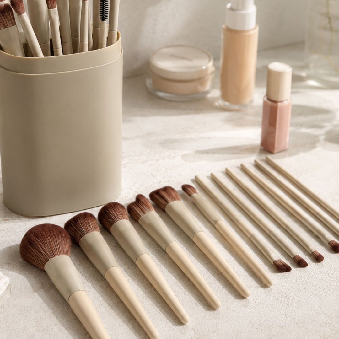 Technique PRO Dover Make-up Kwasten Set - 18-delig met Houder