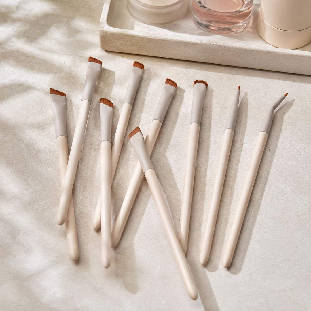 Technique PRO Flick Eyeliner, Wenkbrauw & Detail Kwastenset - 9-delig