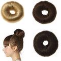 7 cm haardonut met kunsthaar in meerdere kleuren - Haaraccessoires | Fashiongirl