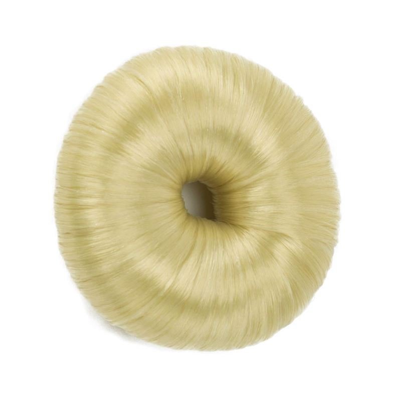 7 cm hair donut w/ artificial hair in multiple colours - Hair Accessories | Fashiongirl