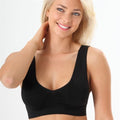Ahh Bra - Comfortabele beugelvrije beha in zwart - Slim & lift - Shapewear | Fashiongirl