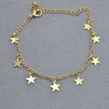 Enkelketting Small Stars - | Fashiongirl