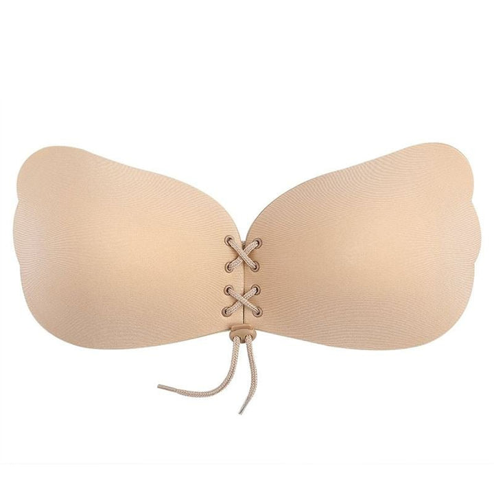 AVA Lift Up Strapless Self - fitting bra with lace - Beige - Shapewear | Fashiongirl