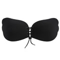Ava Lift Up Strapless Zelfaanpassende beha met veters - Zwart - Shapewear | Fashiongirl