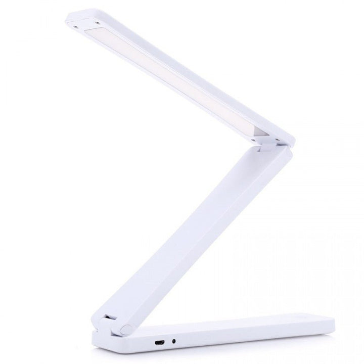 LED-lamp op batterijen - Opvouwbare bureaulamp - Wit - | Fashiongirl