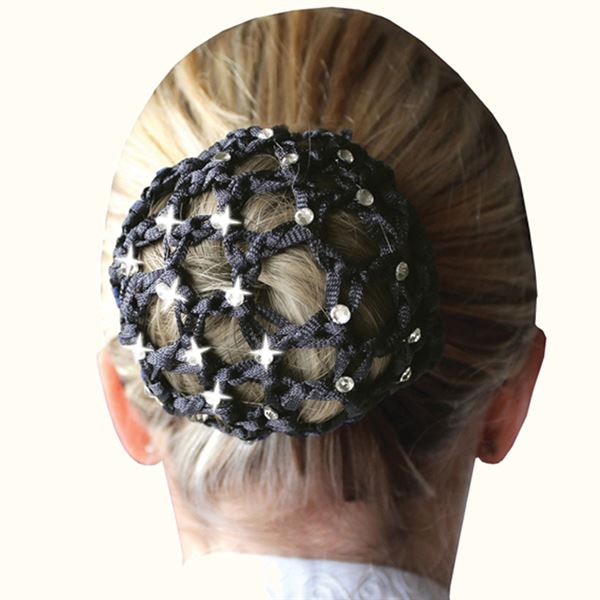 Zwart balletkapje voor haar knot - | Fashiongirl