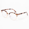 Blauwlichtbril - Schildpad browline, stijl 8 - | Fashiongirl