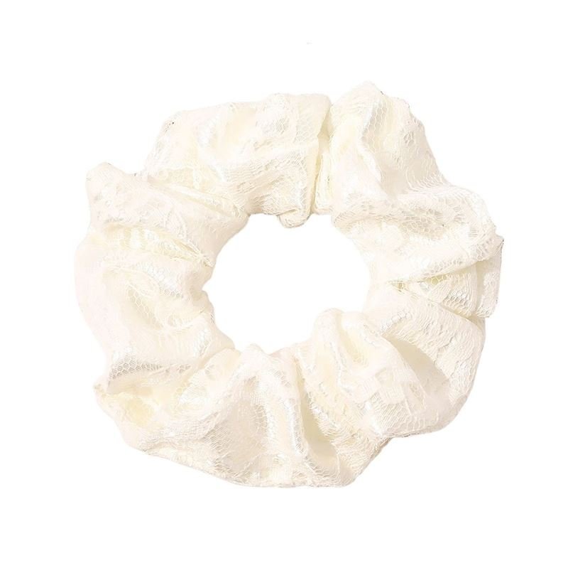Chris Rubin Alice Scrunchie - White - Hair Accessories