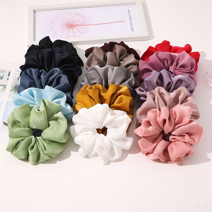 Chris Rubin Aris XL Scrunchie - Black - Hair Accessories