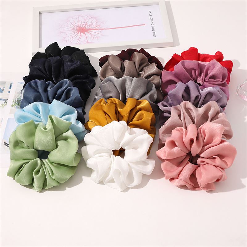 Chris Rubin Aris XL Scrunchie - Blue Jay - Hair Accessories