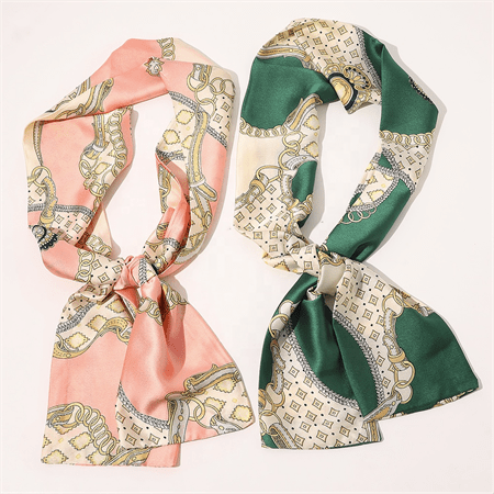 Chris Rubin Bella zijden sjaal - Roze - | Fashiongirl