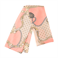 Chris Rubin Bella zijden sjaal - Roze - | Fashiongirl