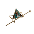 Chris Rubin Cora Slider Hair Claw - Jade - Haaraccessoires | Fashiongirl