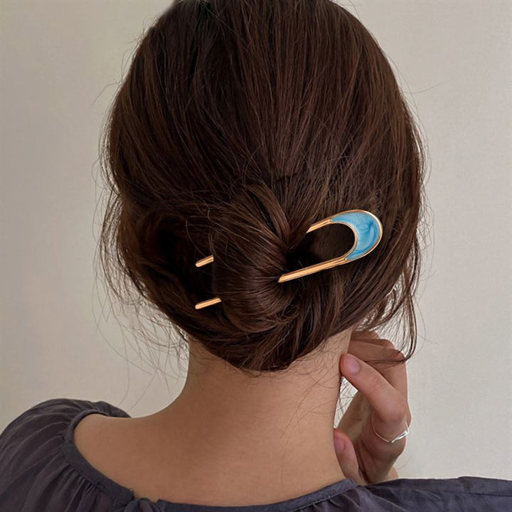 Chris Rubin Emely Hairpin - Blue - Hair Accessories | Fashiongirl