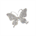 Chris Rubin Evie Hair Claw Silver - Butterfly - Haaraccessoires | Fashiongirl