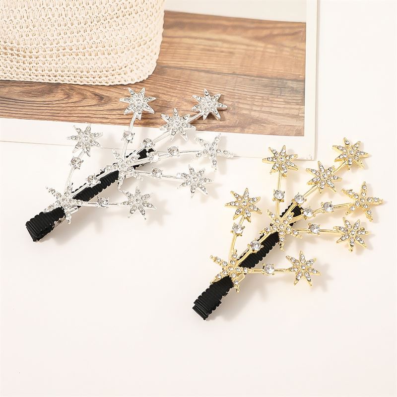 Chris Rubin Evii Hair Claw - Gold - Hair Accessories | Fashiongirl