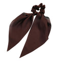 Chris Rubin Giana Scrunchie met sjaal - Bruin - Haaraccessoires