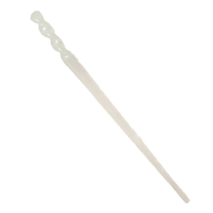 Chris Rubin Jade Hair Stick - Wit marmer - | Fashiongirl