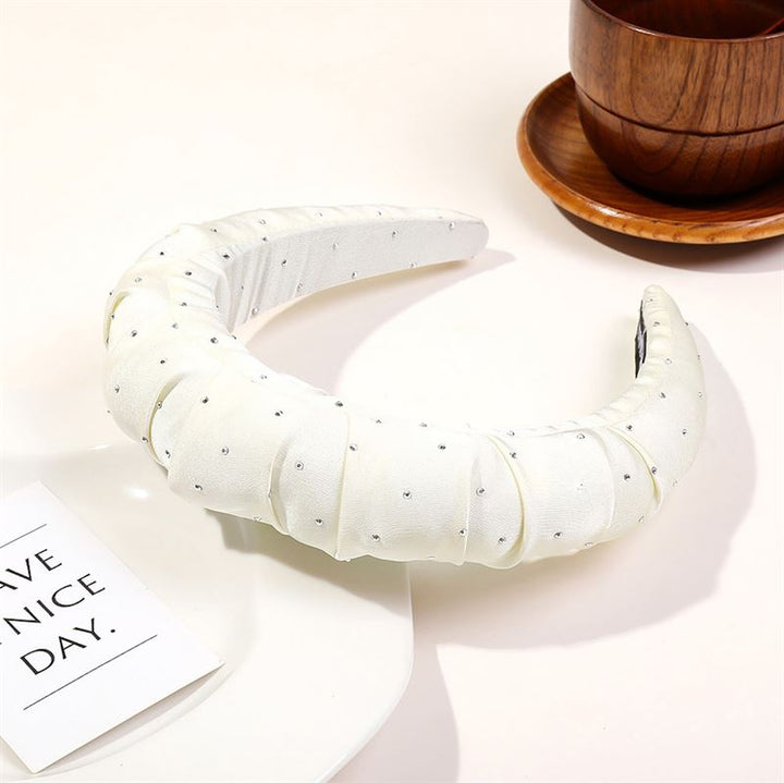 Chris Rubin Kiara Headband - White - Hair Accessories