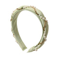 Chris Rubin Kiko-hoofdband - zachtgroen - haaraccessoires