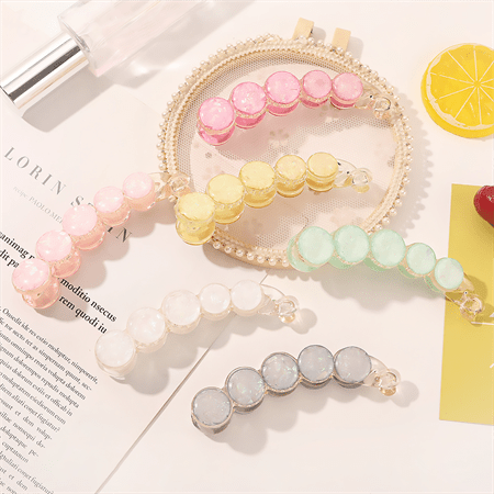 Chris Rubin Lina Hair Claw - Yellow - Hair Accessories | Fashiongirl