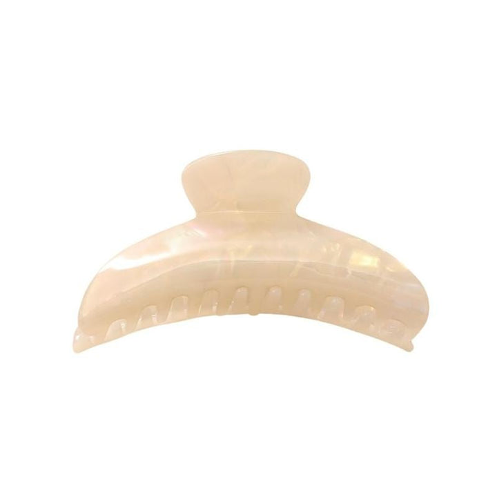 Chris Rubin Lydia Hair Claw - White Marble - Hair Accessories | Fashiongirl