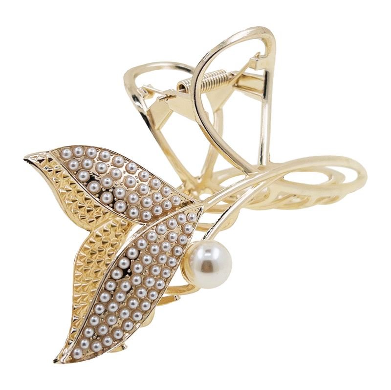 Chris Rubin Mermaid Hair Claw - Pearl - Hair Accessories | Fashiongirl