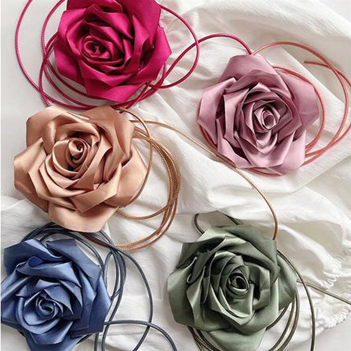 Chris Rubin Rosalia Choker Necklace - Pink - | Fashiongirl