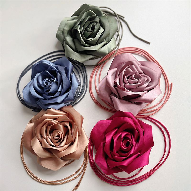 Chris Rubin Rosalia Choker Necklace - Pink - | Fashiongirl