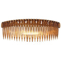 Klassieke haarkam groot - bruin - | Fashiongirl