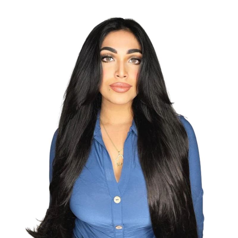 Clip In Extensions - 40 cm #1 Black - | Fashiongirl