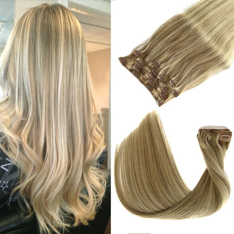Clip In Extensions - 40 cm #18/613 Blond Mix - | Fashiongirl