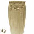 Clip-on haarextensies #27 Medium blond - 7 sets - 60 cm | Gold24 - | Fashiongirl