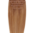 Clip-on haarextensies #30 Kastanje - 7 sets - 60 cm | Gold24 - | Fashiongirl