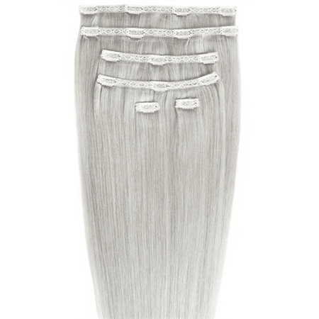 Clip on hair extensions #88A Grey - 7 sets - 50 cm | Gold24 - | Fashiongirl