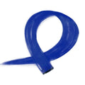 Cobaltblauw, 50 cm - Crazy Colour Clip On - | Fashiongirl