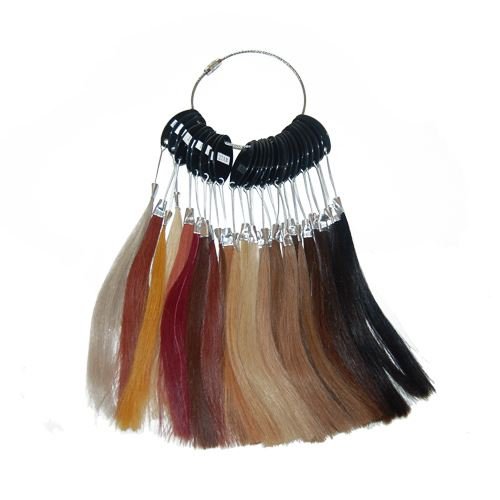 Kleuren / kleurenring met kleurstalen voor haarextensies - | Fashiongirl