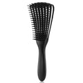 Gebogen Flex-haarborstel - Zwart - Haarstylingtool | Fashiongirl
