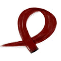Donkerrood 50 cm - Crazy Colour Clip On - | Fashiongirl