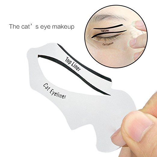 Eyeliner-sjablonen - smokey eyes, cat eyes 2 stuks - | Fashiongirl