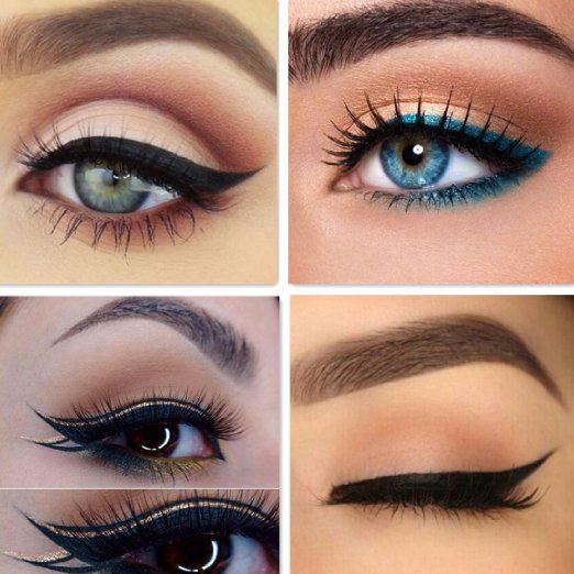 Eyeliner-sjablonen - smokey eyes, cat eyes 2 stuks - | Fashiongirl